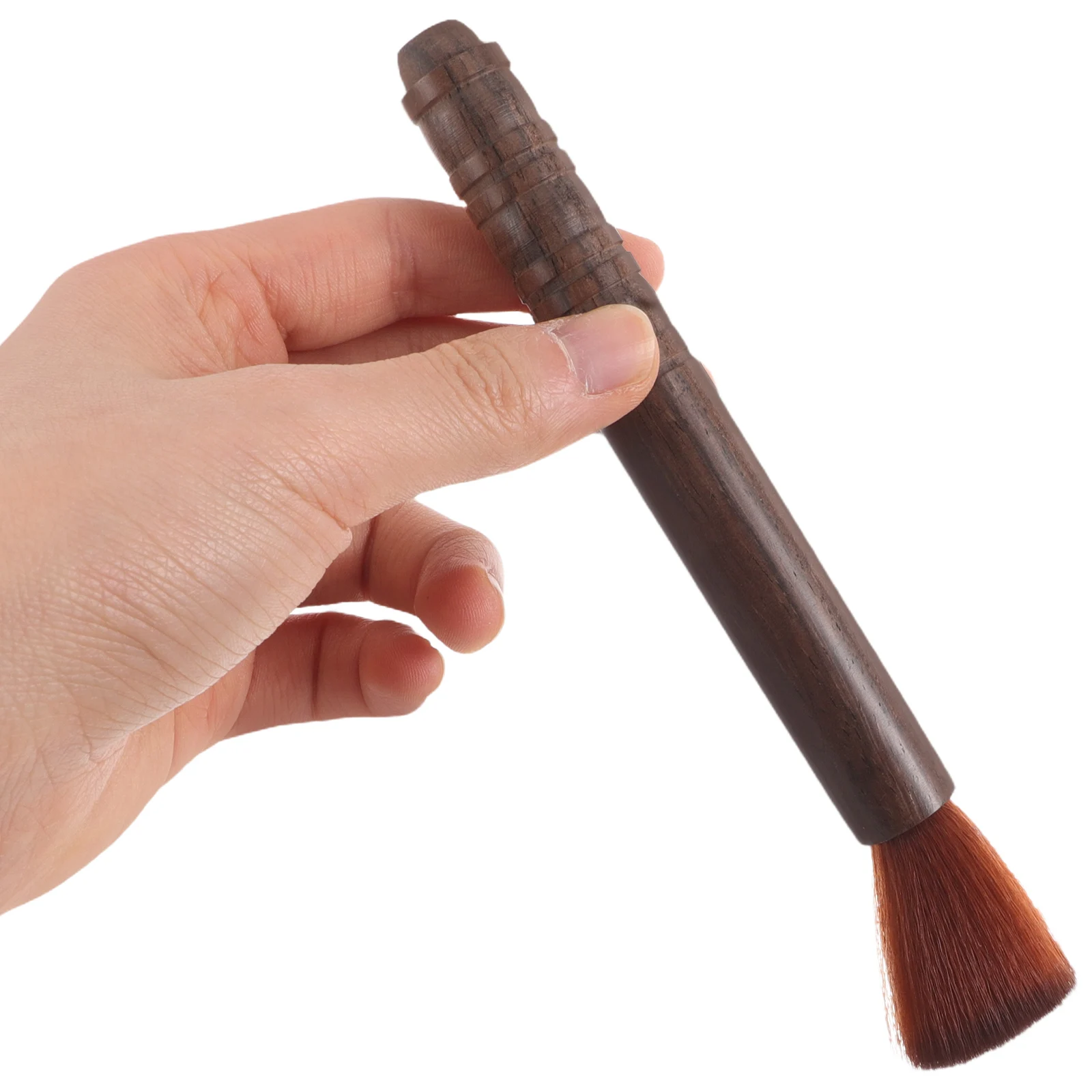 

2pcs String Instrument Brush for Erhu Guitar Pipa Soft Bristles Black Ebony Material Portable Musical Instruments Cleaning Tools