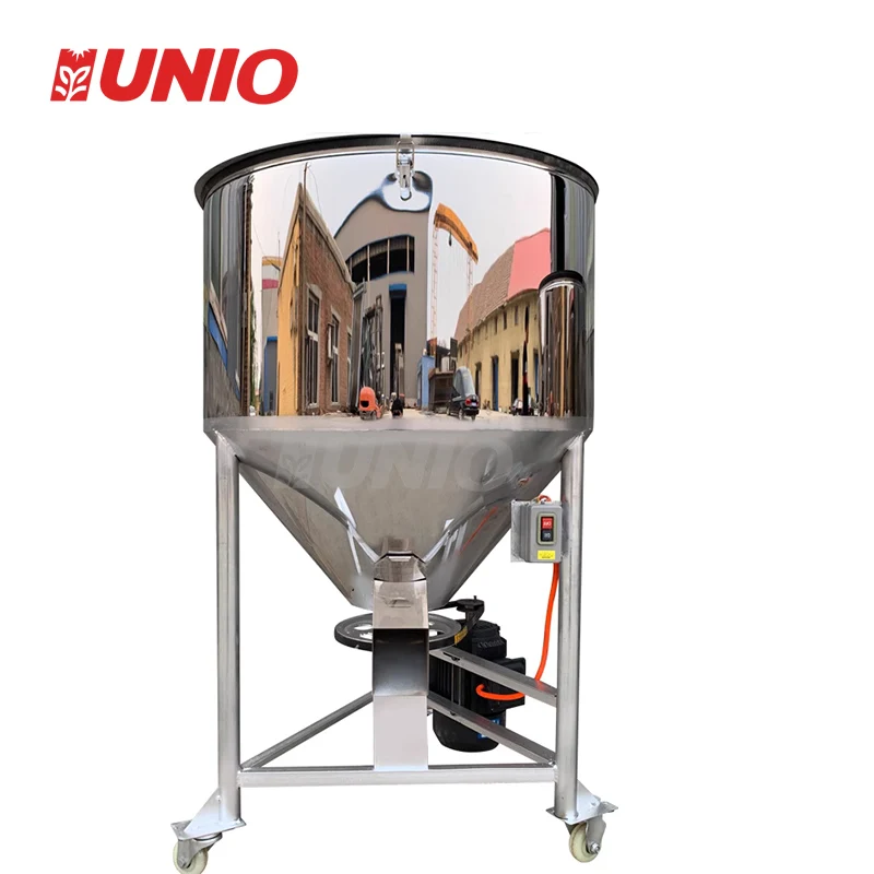 سعر المصنع الرخيص مع سخان الكريات البلاستيكية حبيبات خلاط عمودي #1