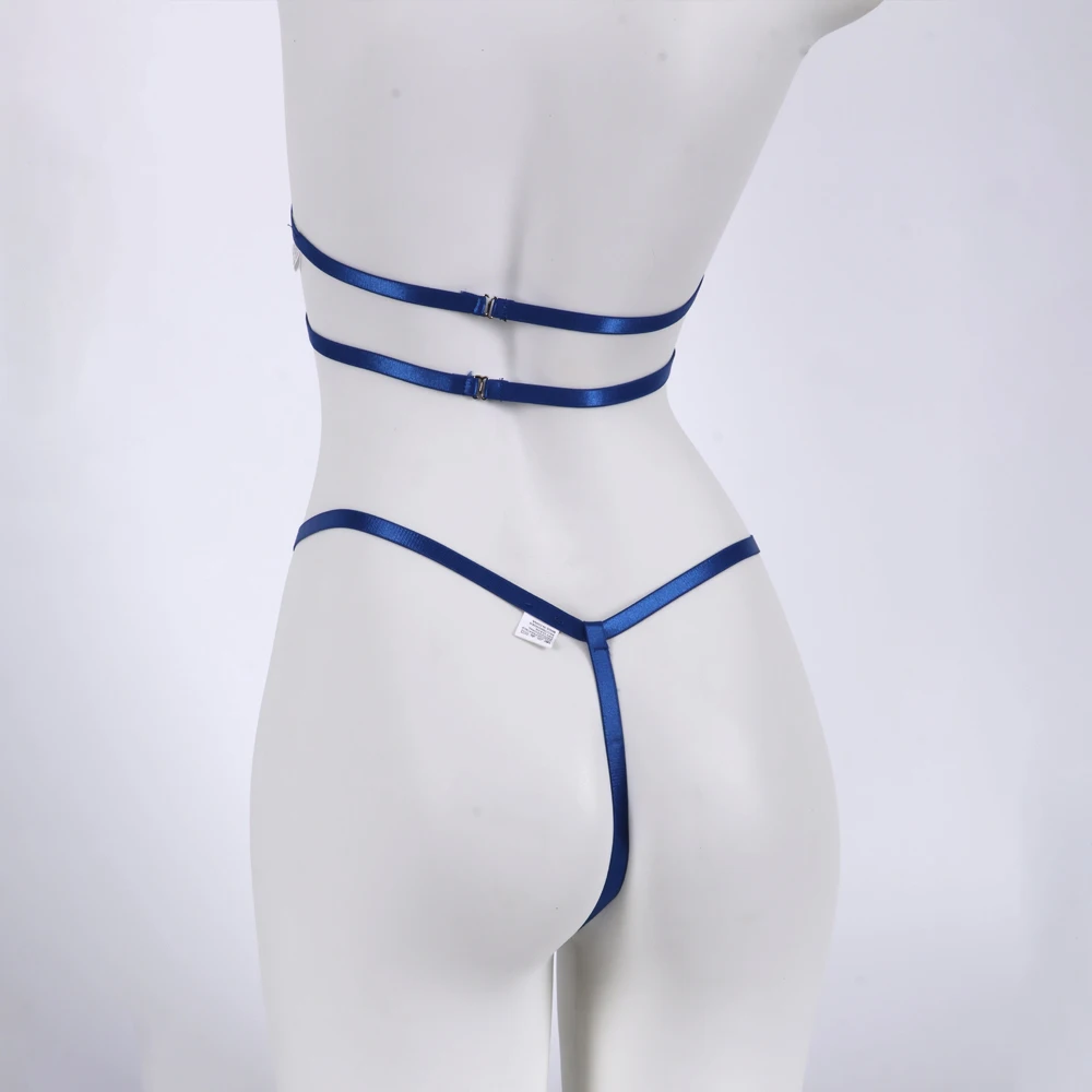 Sexy Spitze Blumen Dessous Frau Hot Durchsichtige Unterwäsche Stickerei Rose Exotisches Set Offener Anal Hohl-BH Onlyfan Erotische Kleidung