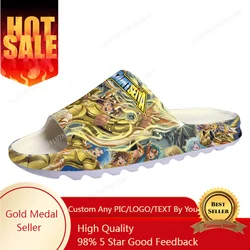 Saint Seiya Soft Sole Sllipers Mens Womens Teenager Home Clogs Anime Cartoon Manga Step In Water Shoes On Shit Customize Sandals