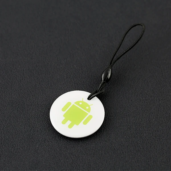 NFC tags circular pendant S50 compatible with 13.56 MHZ RFID/NFC chip