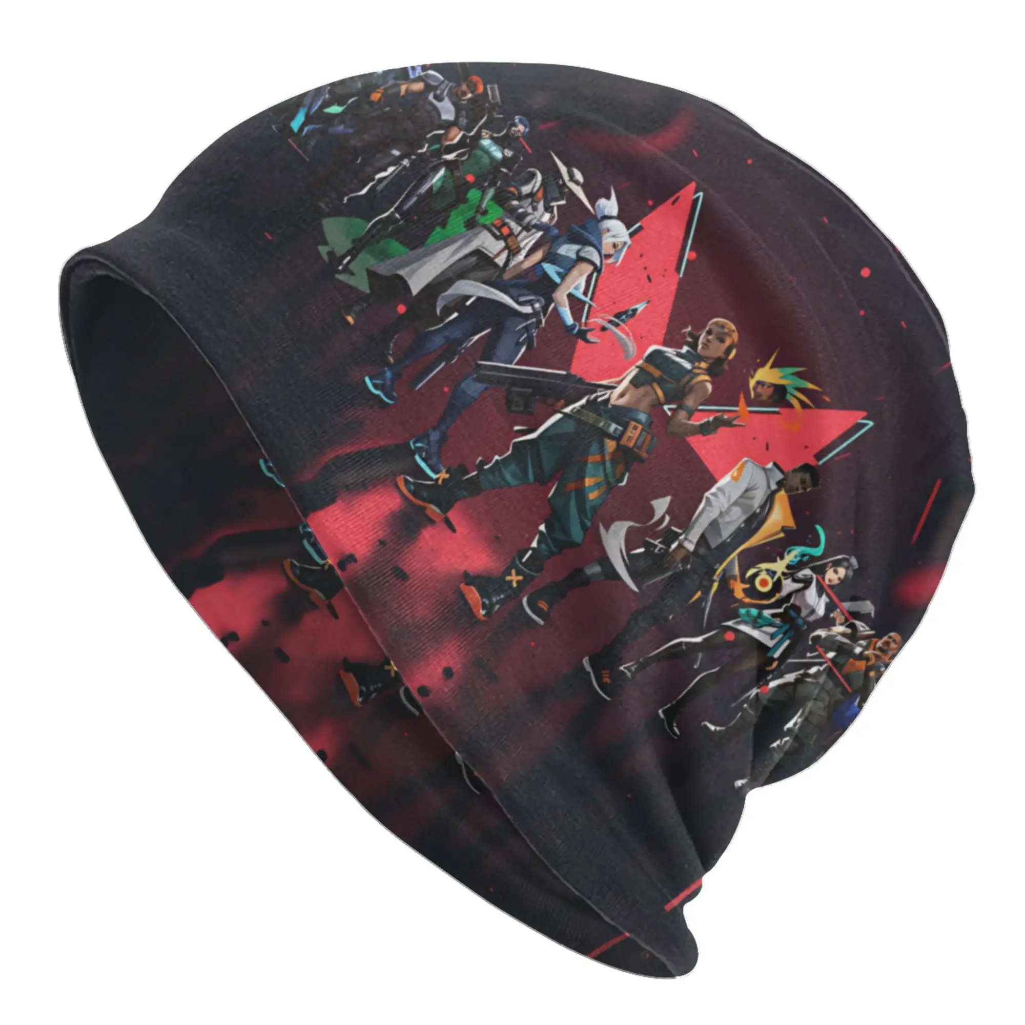 V-Valorants Skullies Beanies Caps Streetwear Winter Warm Men Women Knitted Hats Adult Unisex  Bonnet Hats