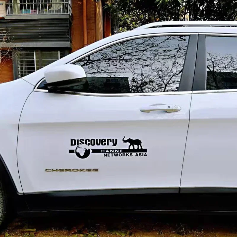 

1 Pair Discovery Design Car Stickers Tuning Waterproof Decals On Window Bumper Fender Clear Film Vinyl Accessories MotorCycle