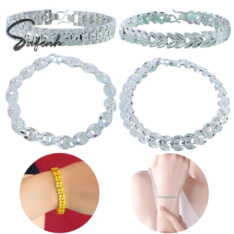 Несколько-стилей-браслет-из-стерлингового-серебра-925-пробы-модная-ручная-цепочка-для-женщин-красивый-ювелирный-подарок-для-свадебной-вечеринки