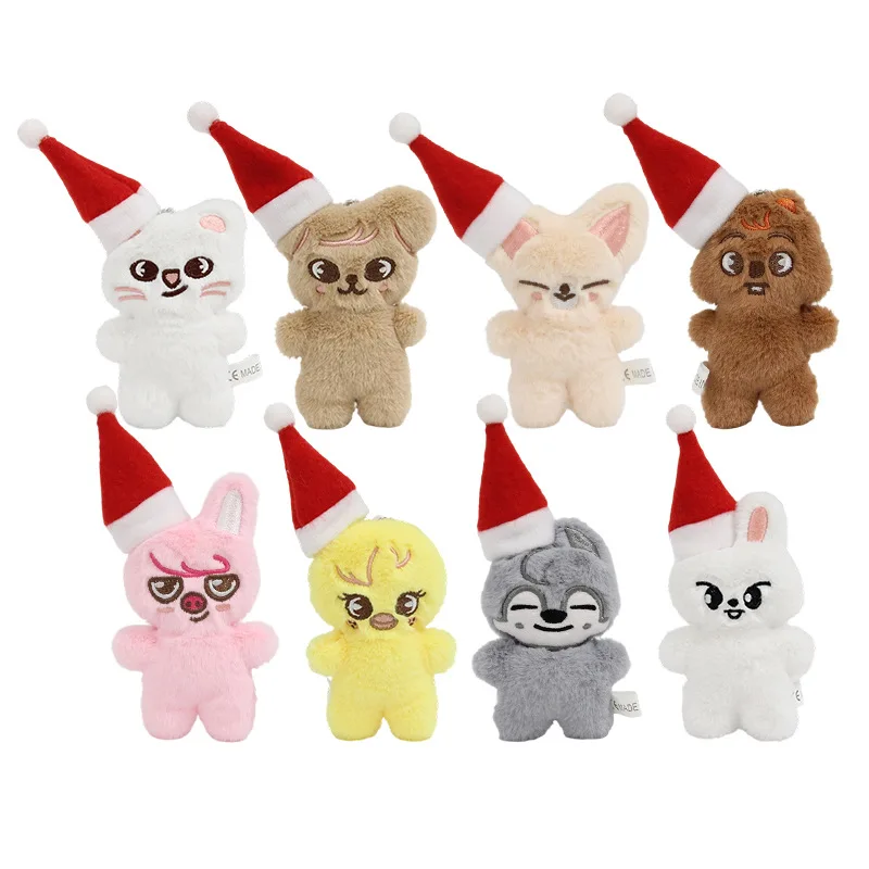 Kerst nieuwe SKZOO verdwaalde kinderen cartoon knuffel, kinderpaar hanger, tas sleutelhanger hangend ornament