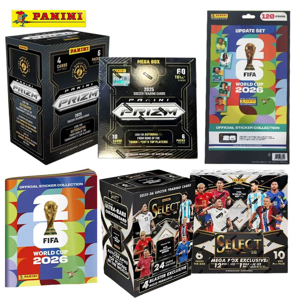 2025 Panini Prizm FIFA Club World Cup Fußball-Sammelkarten, Fußballspieler-Sammelkarten für Hobbyzwecke