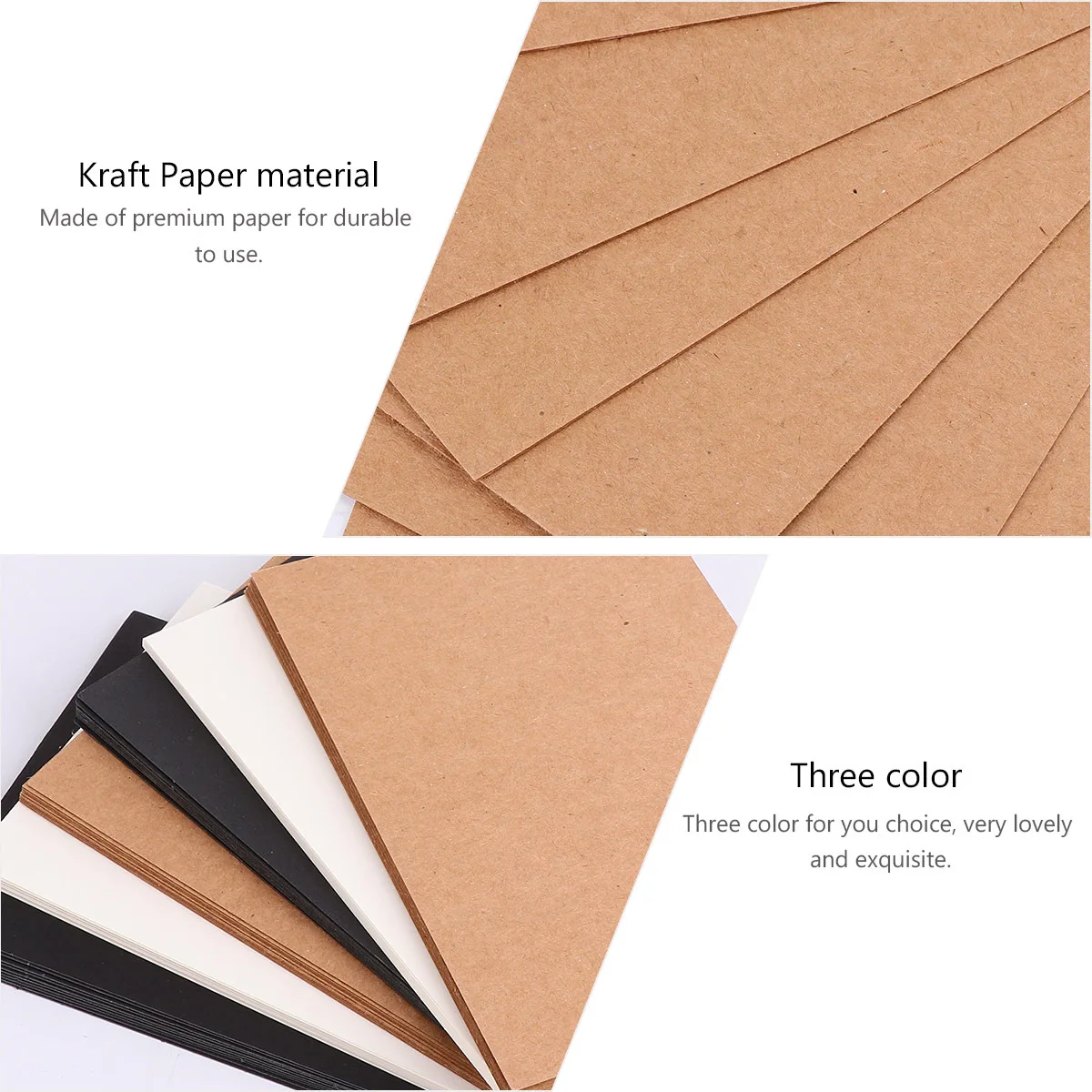 

1 set Blank Handmade Cards Kraft Paper Greeting For Wedding Birthday Graduation Party Christmas Message Card Gift Card