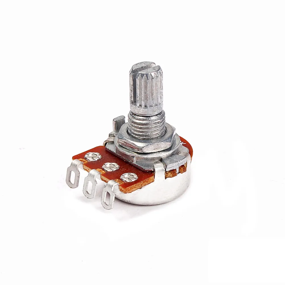 

Premium A250k Shaft Potentiometer for Guitar Volume and Tone Control Replacement High Performance Audio Pot Long Service Life