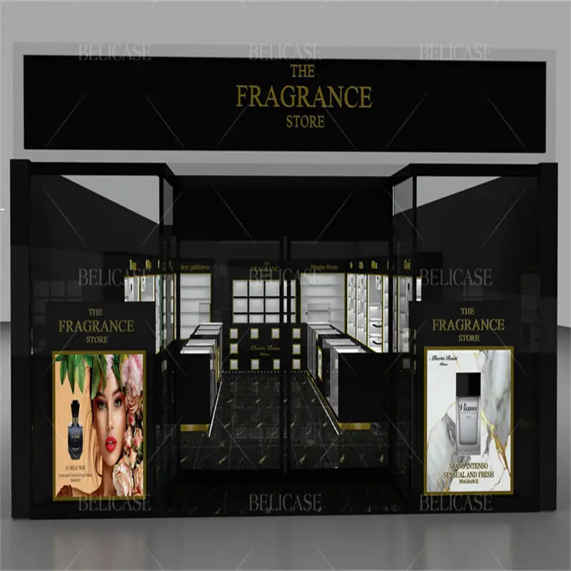 

2025customized. customized shopping mall 10x12ft 3*4m 15'x10' perfumes shop modern design perfume kiosk public sale