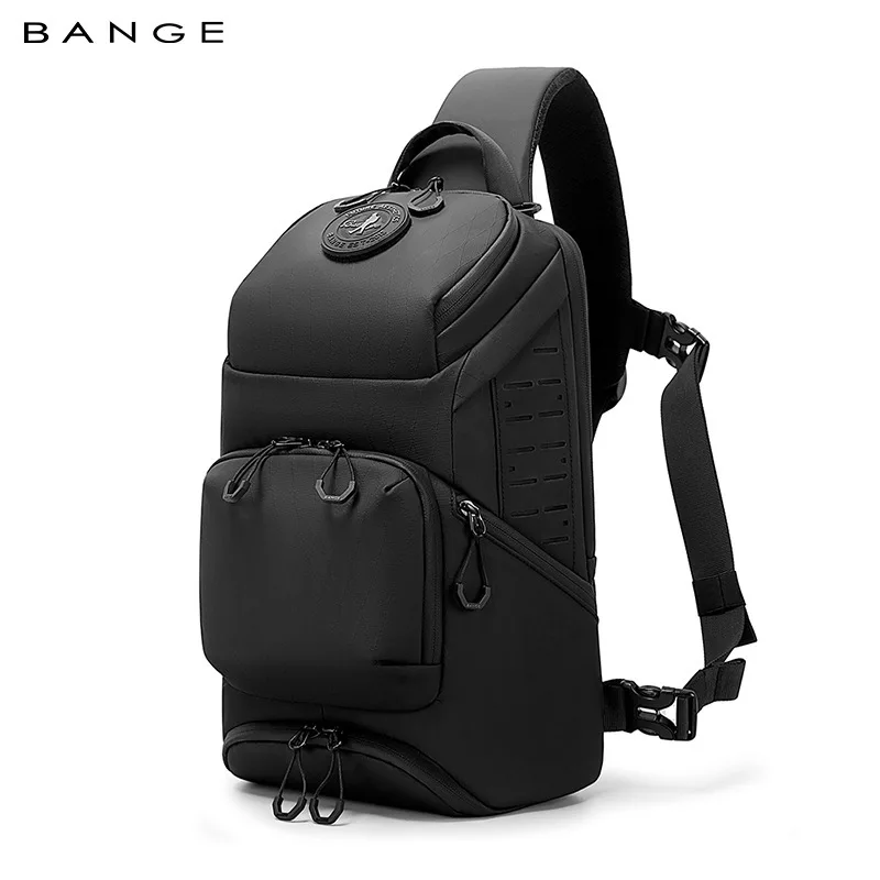 

BANGE Waterproof Sling Chest Bag with Multiple Pockets Breathable Ergonomic Crossbody Bag for Daily Commute & Outdoor Adventure