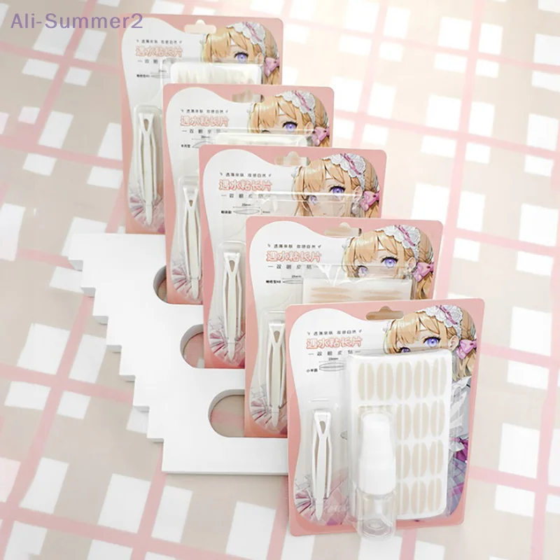 투명 눈꺼풀 스티커 레이스 아이 리프트 스트립 이중 눈꺼풀 테이프 접착 스티커 눈 테이프 도구