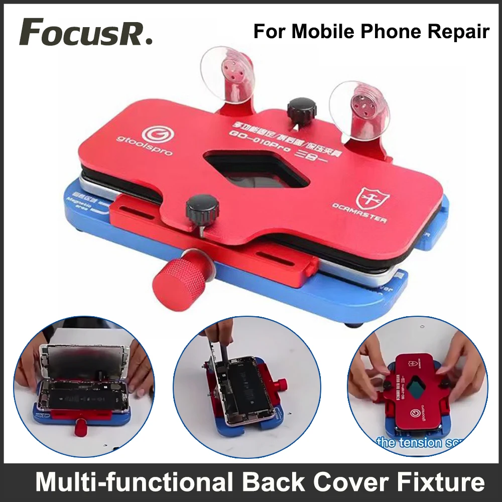 GtoolsPro Multifunctional Back Glass Removal Opener Clamp Fixture LCD Screen Holder Pressure Holding For iPhone Repair Tools Kit