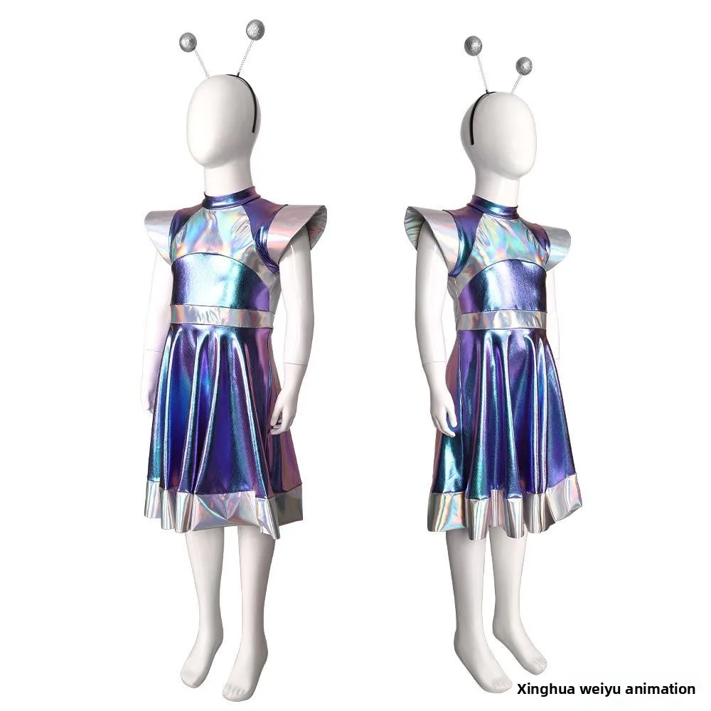 Loween AI Alien Cosplay Costume Par Space Robot Role-plang femmes ethnique scène vêtements espace extérieur Alien Costume