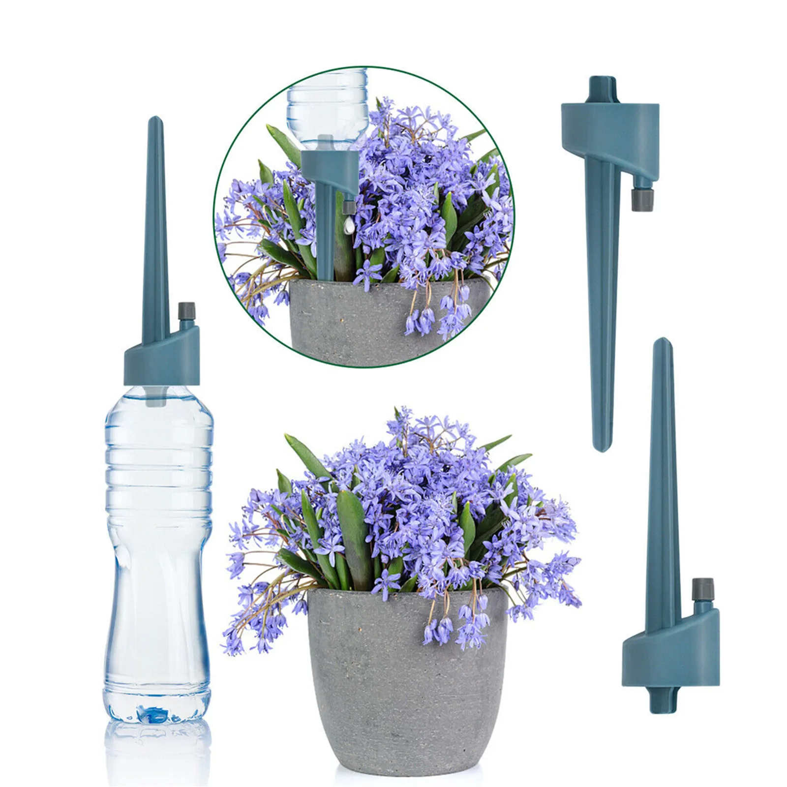 Auto Adjustable Drip Spike Water Bottle Irrigation System Self Dripper Automatic Device For Plant Flower Greenhouse Garden