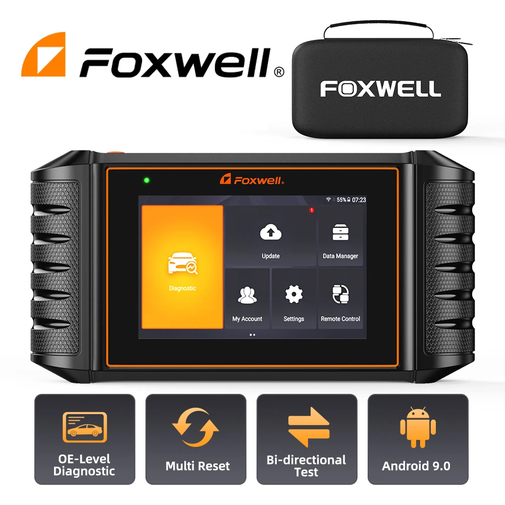 Foxwell NT710 OBD2 Scanner Diagnostic Tools Bidirectional Code Reader All Systems 30+ Reset OBD2 Auto Scan Update Of NT510 Elite