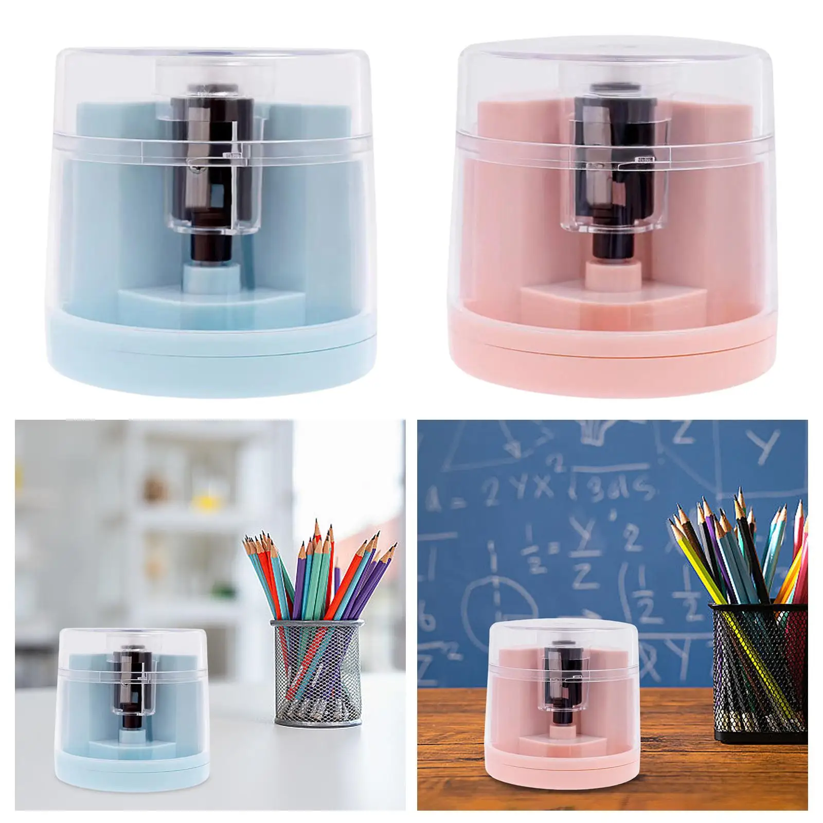 براية قلم رصاص كهربائية محمولة ، قاطع قلم رصاص لمعلمي المدارس والبالغين