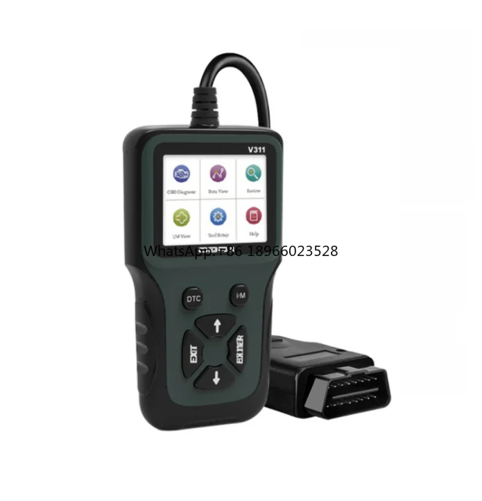 Multilingual Vehicle Fault Detector V311 Automotive Diagnostic Instrument OBD2 Scanner