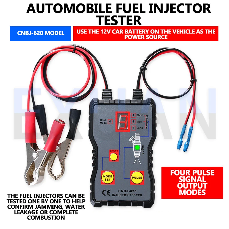 

Автомобильный тестер топливных форсунок, тестер привода форсунок, диагностический инструмент, инструмент для очистки форсунок, авторемонт, детектор двигателя прибор для испытания автомобильных форсунок диагностический