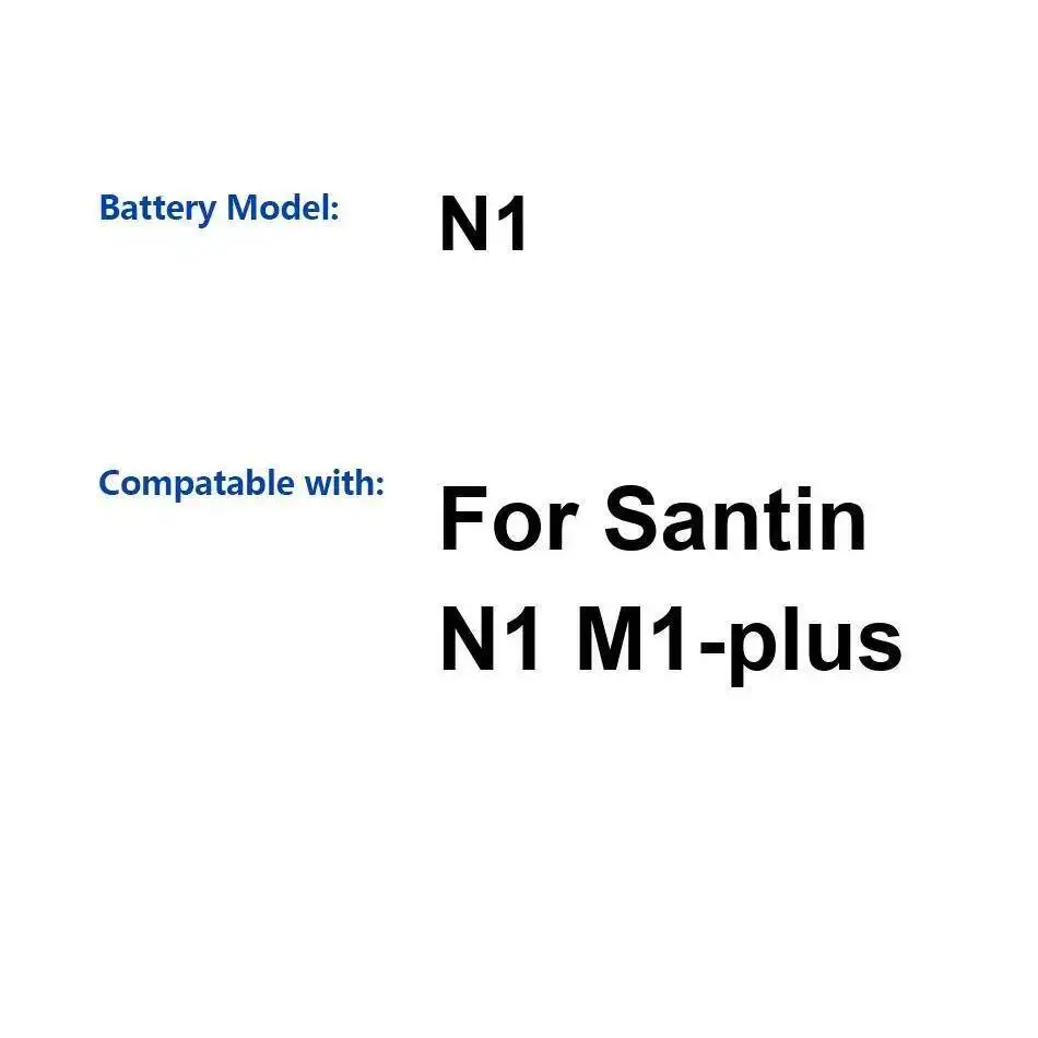 

Mobile Phone Battery Premium Replacement High Capacity For Santin N1 M1-Plus 2950Mah