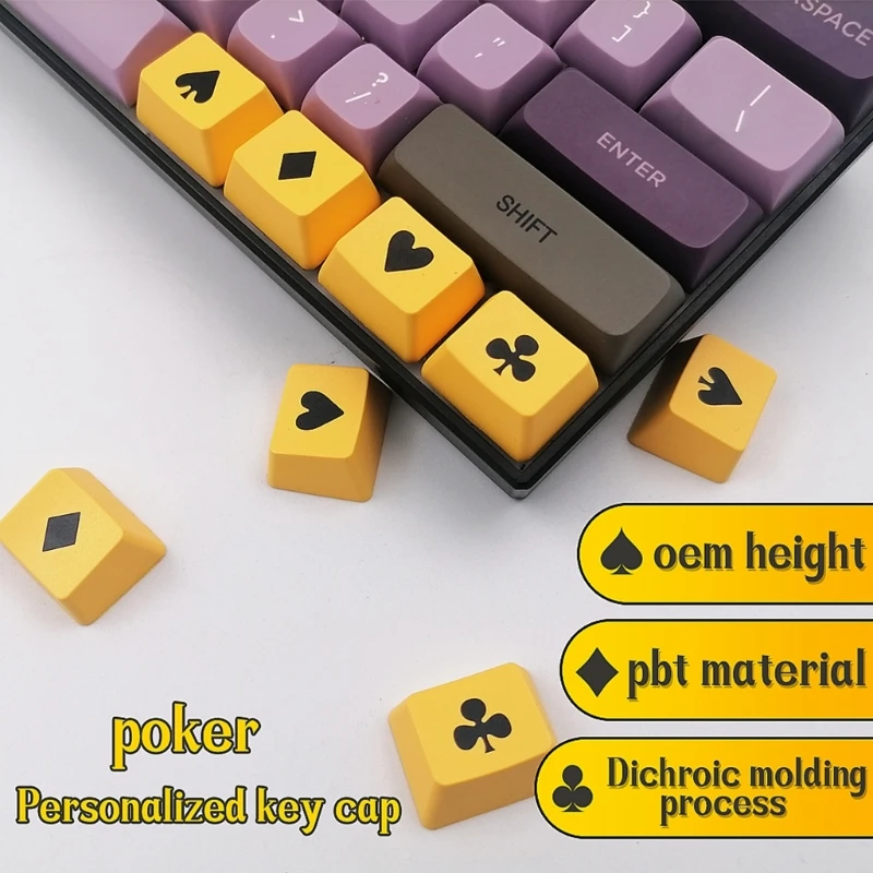 PBT Keycaps 1.25U OEM Height Design Keycap for Gaming Mechanical Keyboards