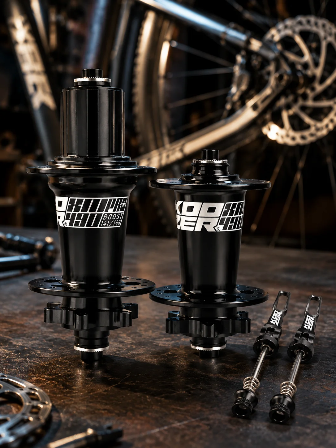 AliExpress KOOZER XM490 Pro MTB Mountain Bike Disc Brake Hub 141x10mm QR Boost 72 Clicks 4 Bearings HG MS 28/32H 8-12S