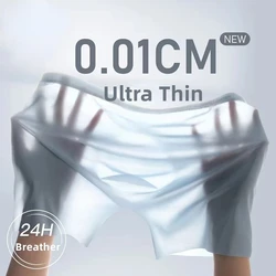 1 Pc Boxer da uomo mutandine da uomo in seta di ghiaccio senza cuciture intimo Sexy mutande da uomo mutandine slip traspiranti ultrasottili maschili