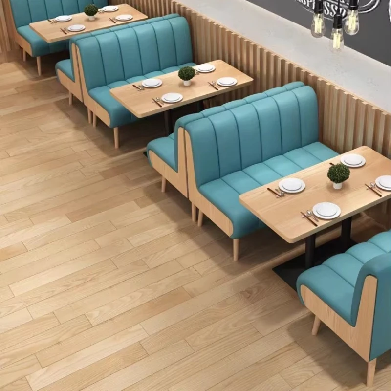 Restaurant furniture, catering tea house booths, sofa tables and chair combinations