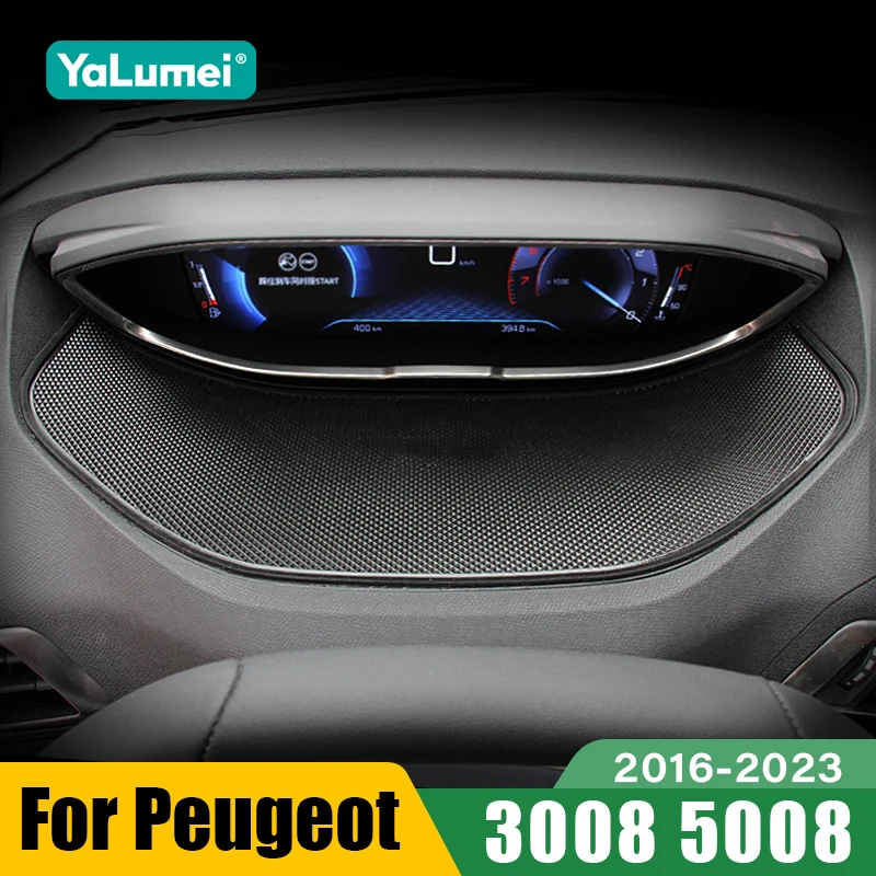 For Peugeot 3008 5008 GT 2016- 2018 2019 2020 2021 2022 2023 Car Dashboard Anti-Slip Silicone Pad Display Meter Mats Accessories