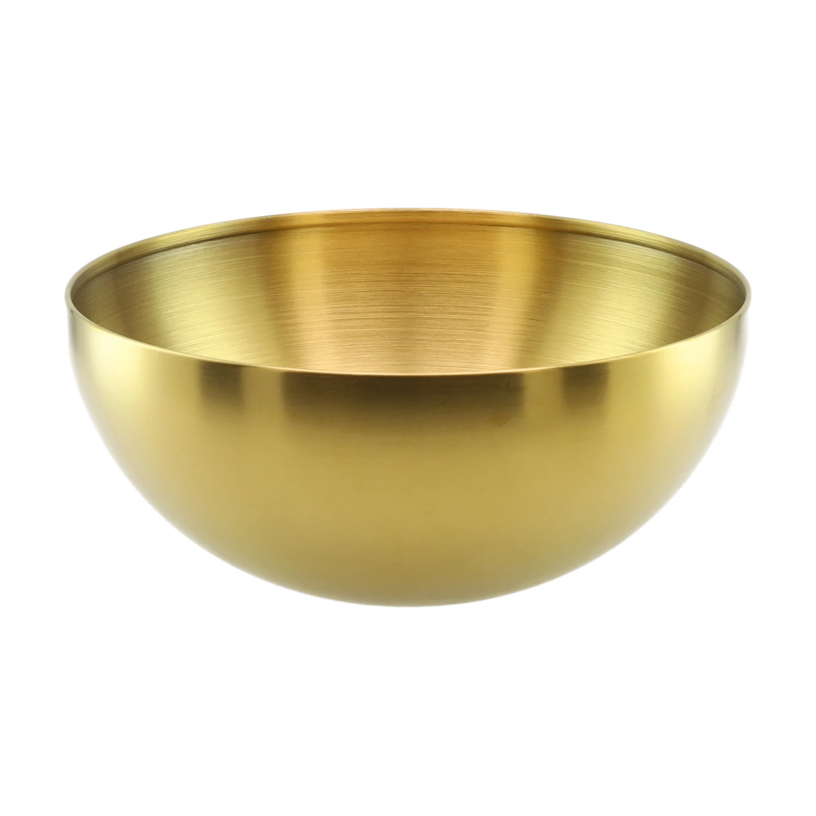 

Stainless Steel Metal Fruit Salad Bowls Soup Rice Ice Cream Ramen Noodles Mixing Bowl Kitchen Tableware Utensils Food Container