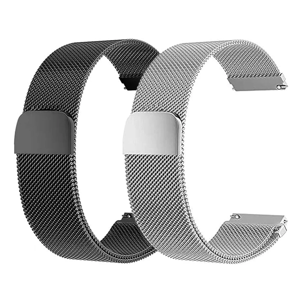 20mm 22mm Strap for Amazfit Balance GTR 3 Pro/4/2 GTS 2e/3/4 mini magnetic metal bracelet correa watchband amazfit bip Band