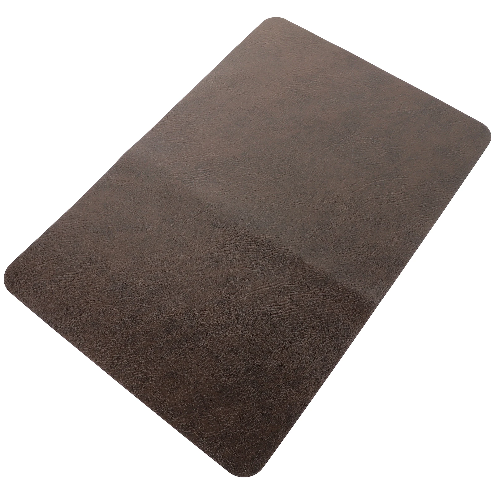 

Waterproof Wear-resistant Placemat Dinner Mats for Dining Table Kitchen Black Brown PU Heat Resistant Rectangular