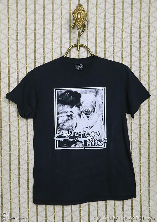 Cocteau Twins T Shirt Vintage Rare Black Tee Goth Gothic Shoegaze This Mortal Coil My Bloody Valentine Slowdive 4Ad