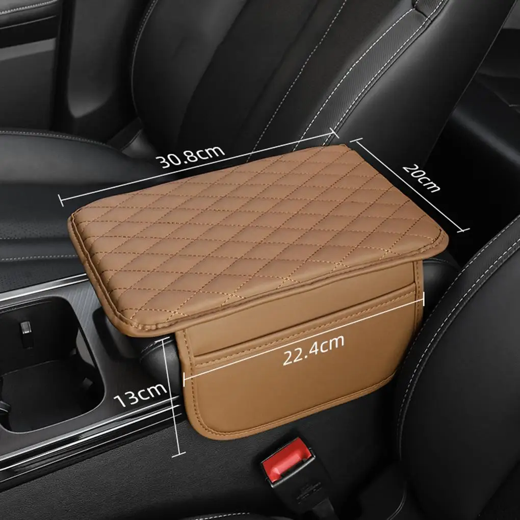 Leather Car Accessories Armrest Cover Optimal Arm Support Easy Installation Arm Rest Cover For Car