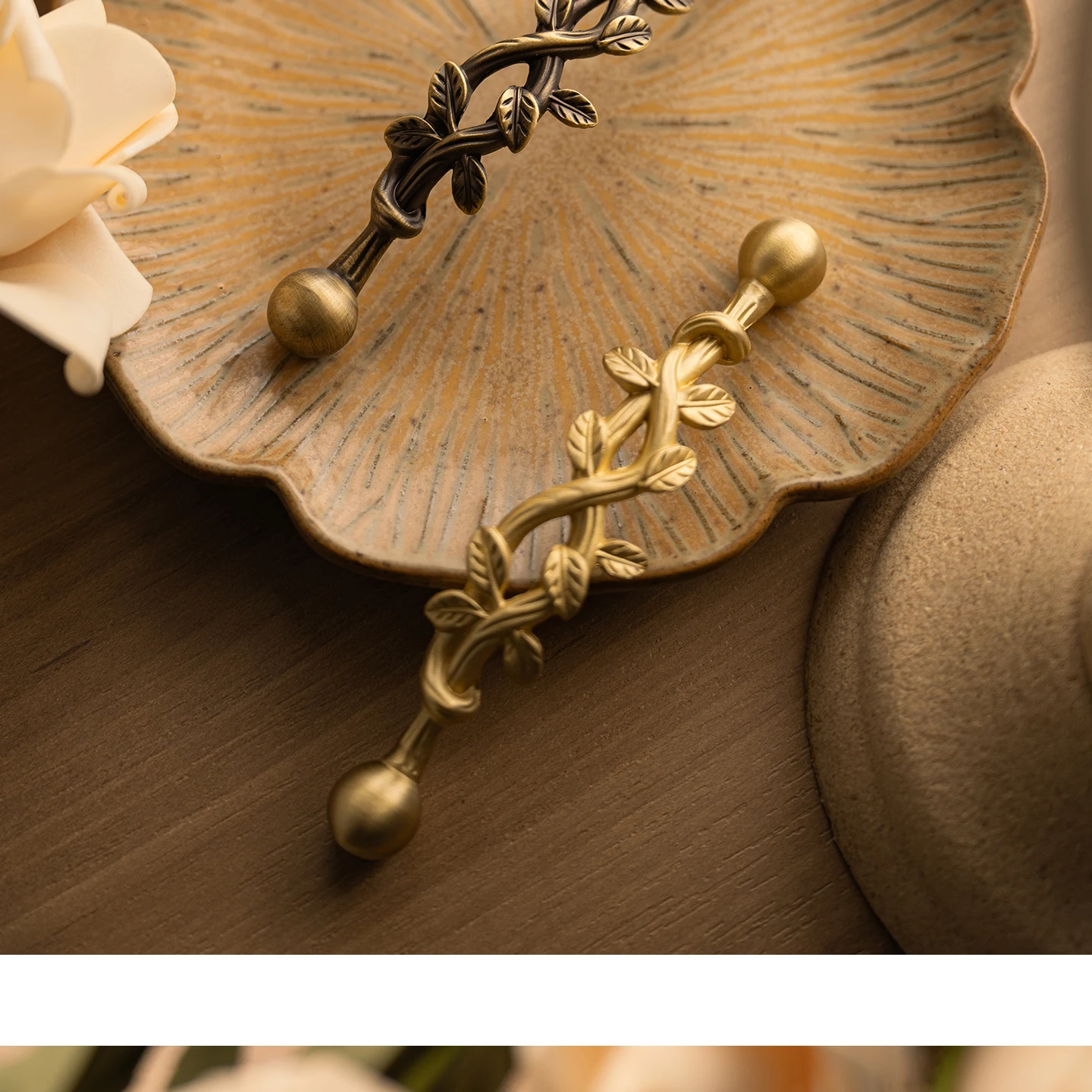 Brushed brass cabinet pull — product image 6