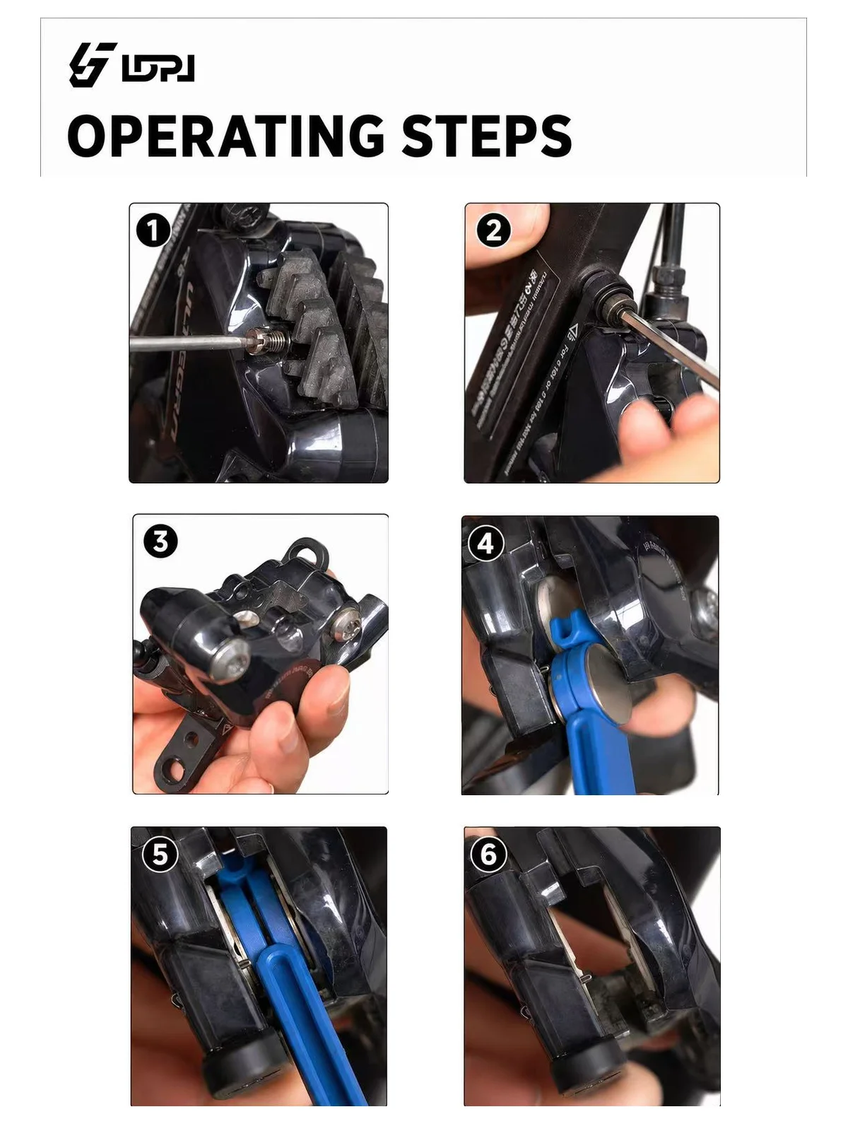 LDPJ Fahrrad-Öl-Scheibenbremsen-Kolben-Rückstellvorrichtung, Geräuschunterdrückendes Werkzeug, Hergestellt aus Langlebigem Kohlenstoffstahl, Kompakt und Tragbar – Detail 2