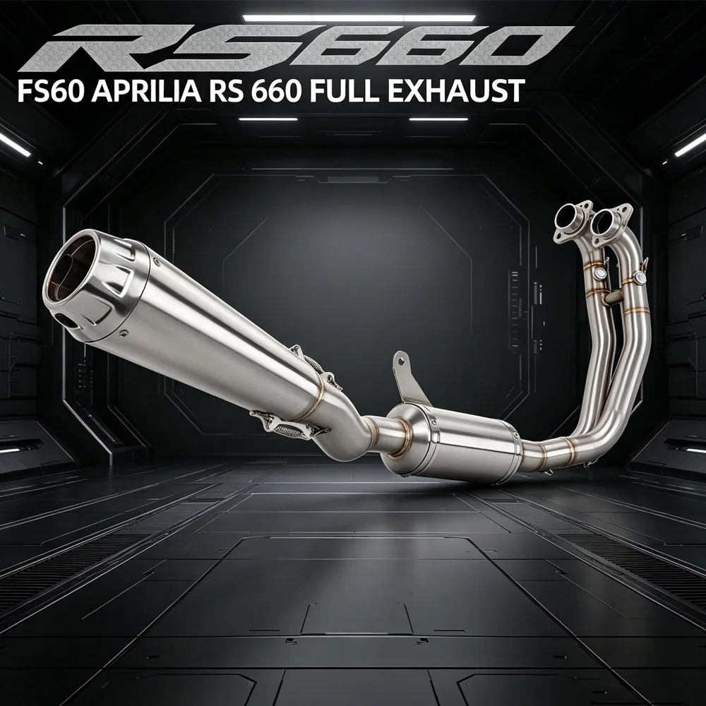 Para Aprilia RS660 Factory Tuono660 TUONO 660 Factory 2021-26 Kit Completo de Sistema de Escape para Moto, Colector Delantero y Silenciador de Competición con DB Killer