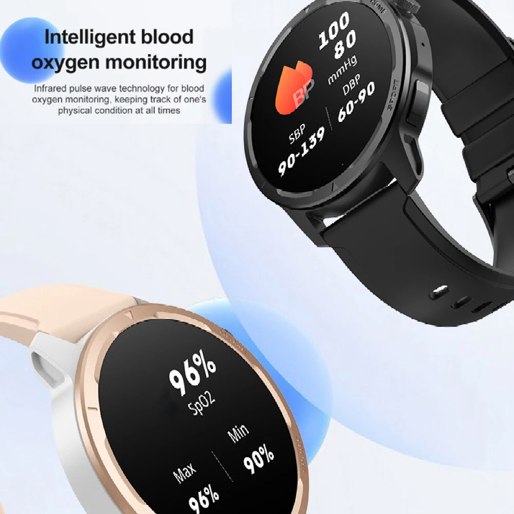 1.39" Ultra Large Screen Men Women Blue Tooth Call Smartwatch Sports Heart Rate Health Bracelet Waterproof Music Smart Watches