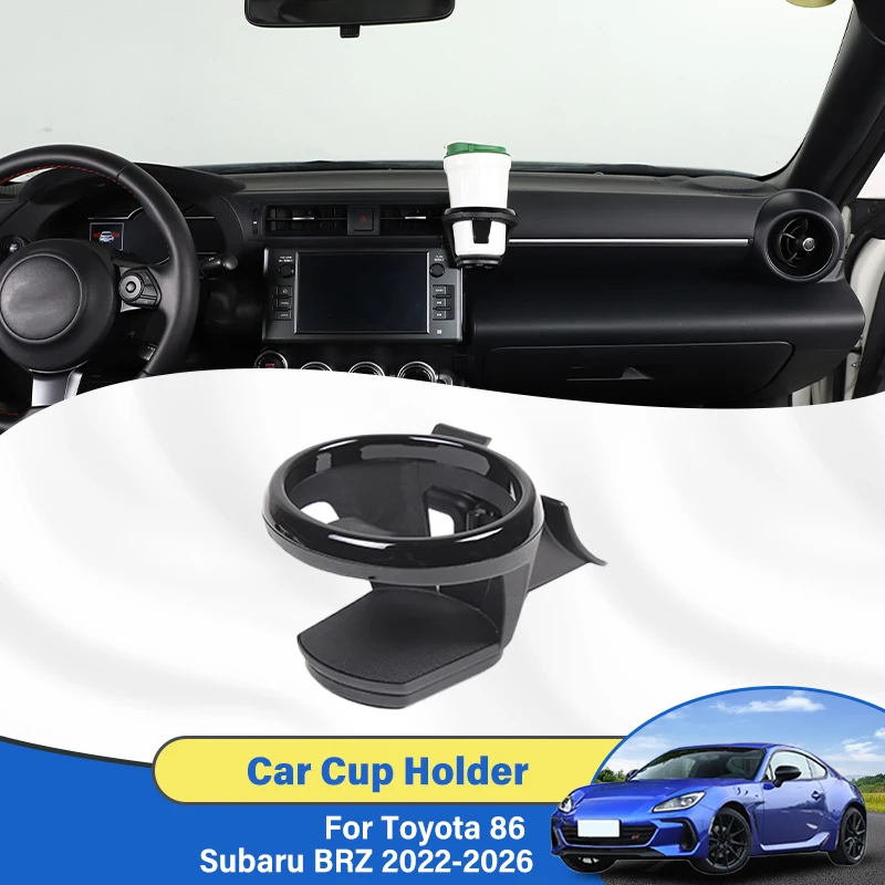 

For Toyota 86 Subaru BRZ 2022-2026 Car Center Console Cup Holder Air Vent Drink Coffee Juice Bottle Rack Stand Auto Accessories