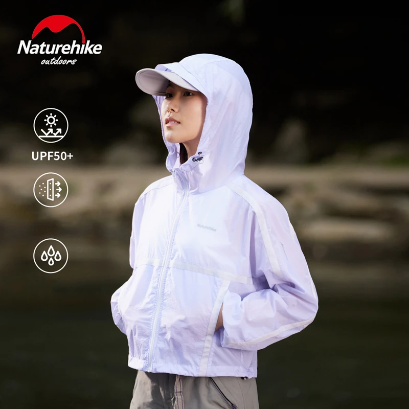 

Naturehike Hiking Jackets Outdoor Sun Protection Hoodies Clothing Women's Summer UV Sunscreen UPF50 Fishing Breathable Jacket