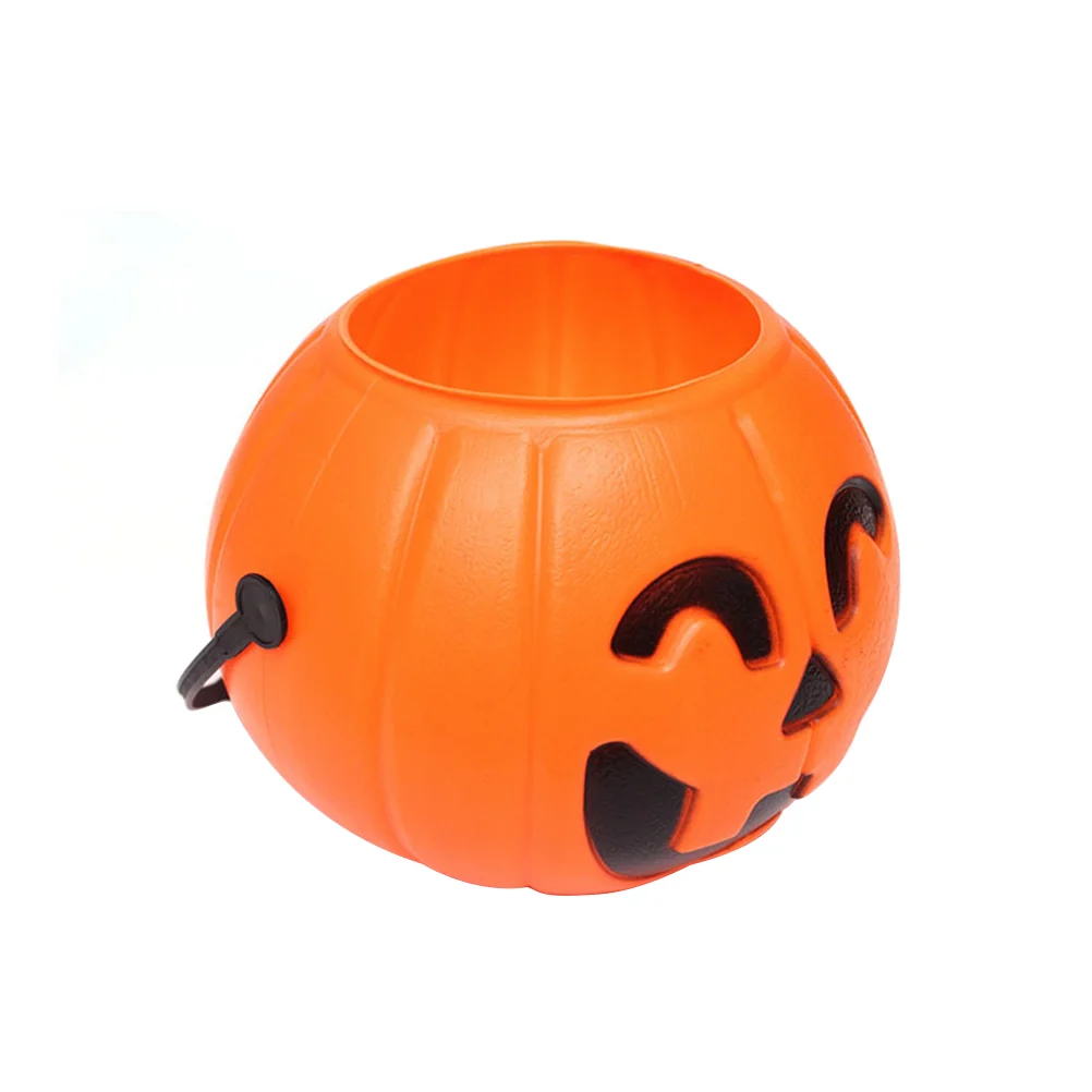 

7 Cm Halloween Candy Bucket Jackolantern Decorations Costume for Kids Pumpkin Child