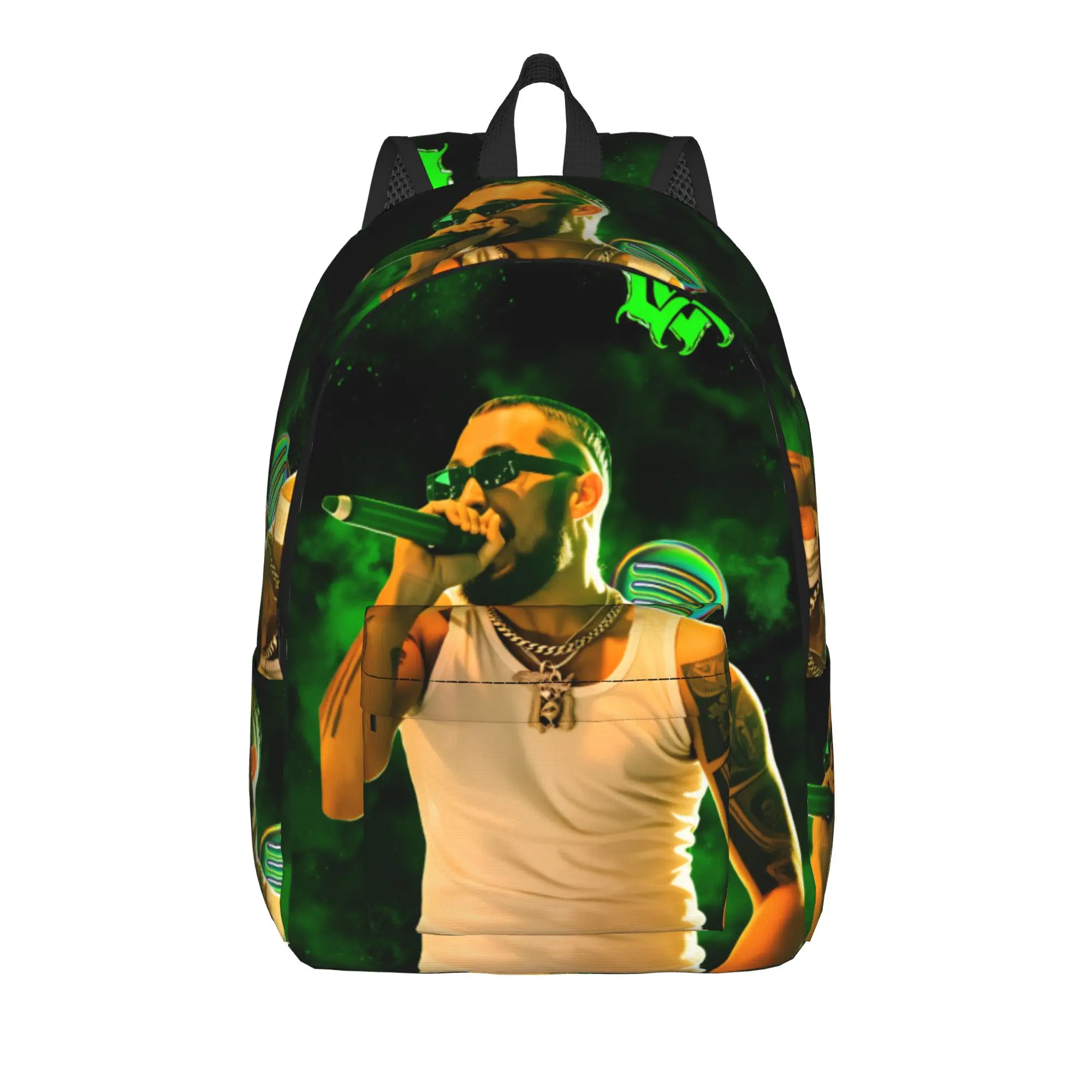 Jc Reyes Album Tour 2025 Rapper Backpack  Youth Polyester Workout Backpacks Pattern Modern School Bags Rucksack