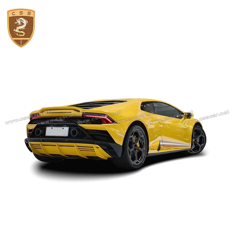 

EVO Style Car Exhaust Valve Muffler Pipes For Huracan/LP580/LP610/LP640 Carbon Fiber Side Skirt Extensions Tail Wing Lip