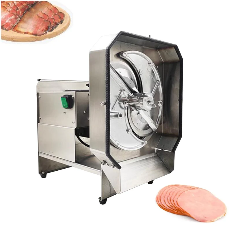 Commercial Automatic Cooked Meat Slicing Machine Small Cooked Beef Mutton Slicing Machine Vegetable Slicing Machine