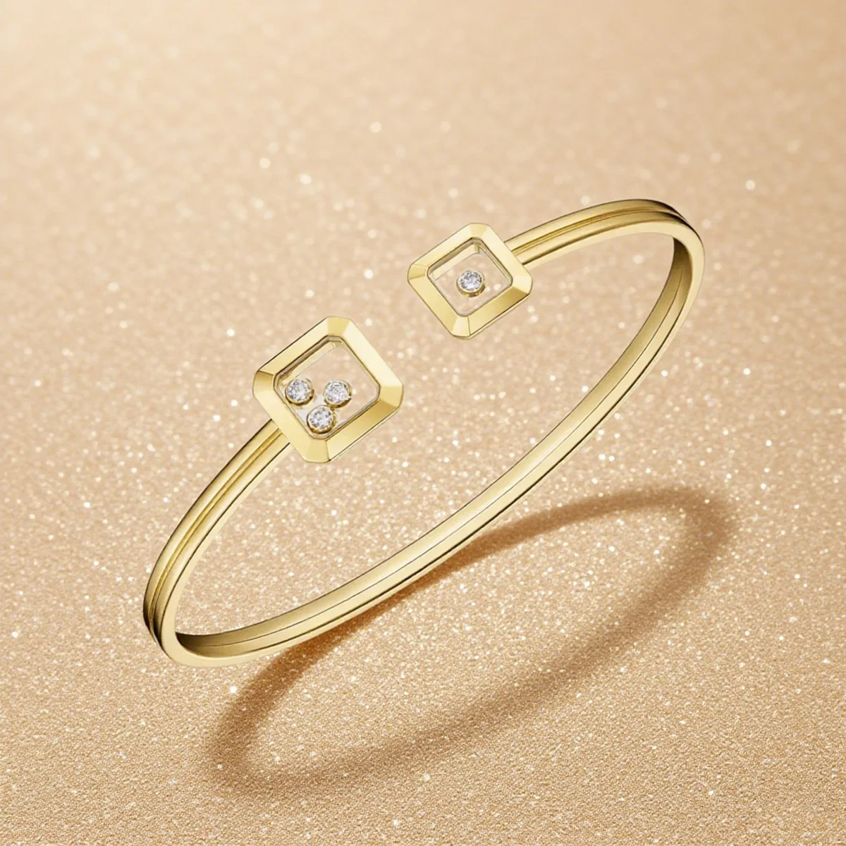 

2025 New 925 Silver Fashion Trendy Ice Luxury Modern Bracelet, Suitable for Daily Casual Women's High end Fashion Jewelry