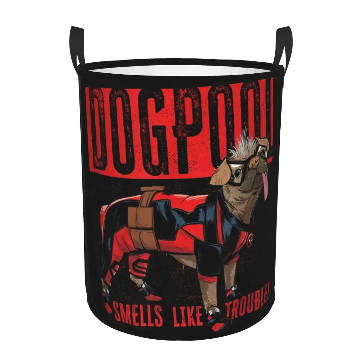 Deadpool & Wolverine Dogpool Smells Blanket Storage Basket Box Organizer Bins for Bedroom