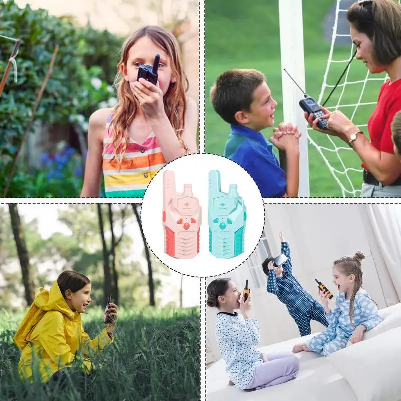 Walkie Talkie per bambini 1 paio Walkie Talkie per bambini giocattolo per cellulare con protezione contro la rottura dall'aspetto carino e Squelch automatico