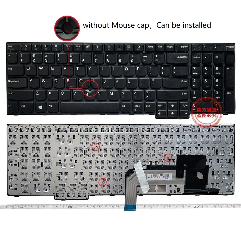 New Laptop US English keyboard For IBM Lenovo E550 E555 E550C E560 E565 E570 E570C E575