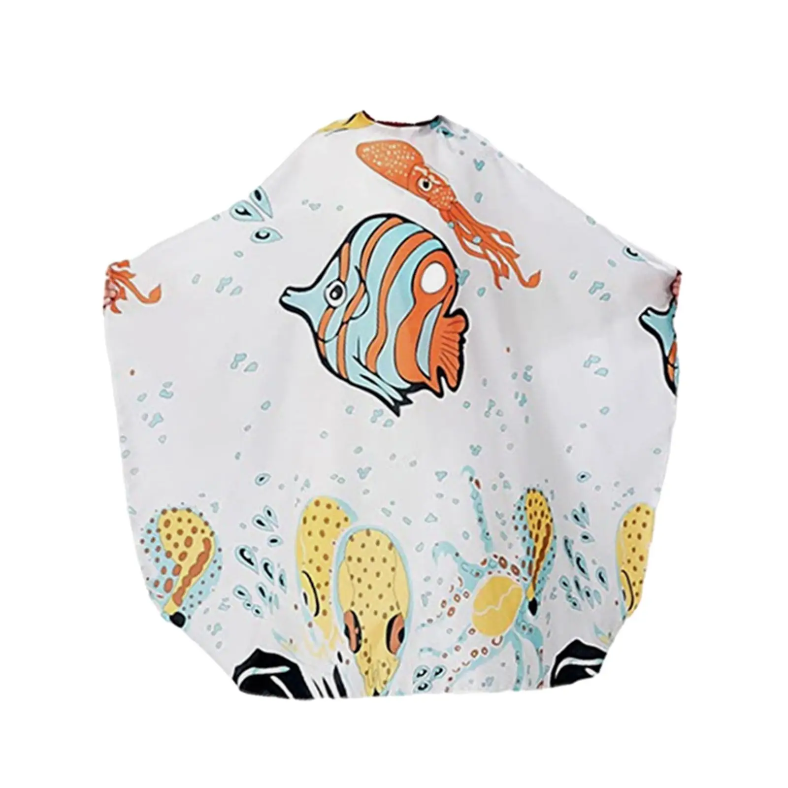 

Salon Hair Cutting Cape for Children Adjustable Neckline Waterproof Kids Hairdresser Cape Easy Fold Storage