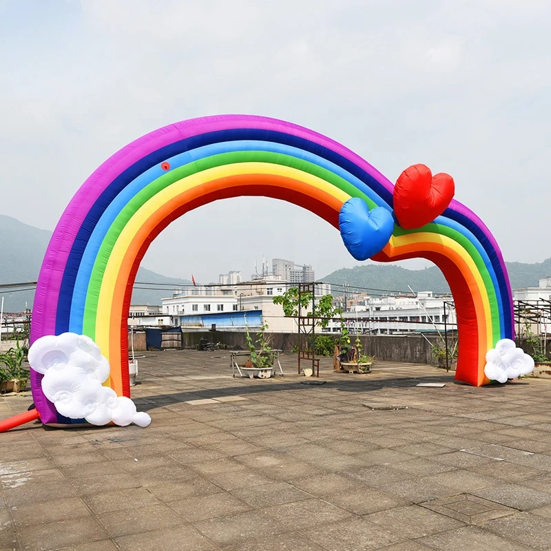 rainbow arch ,inflatable birthday arch ,inflatable wedding arch