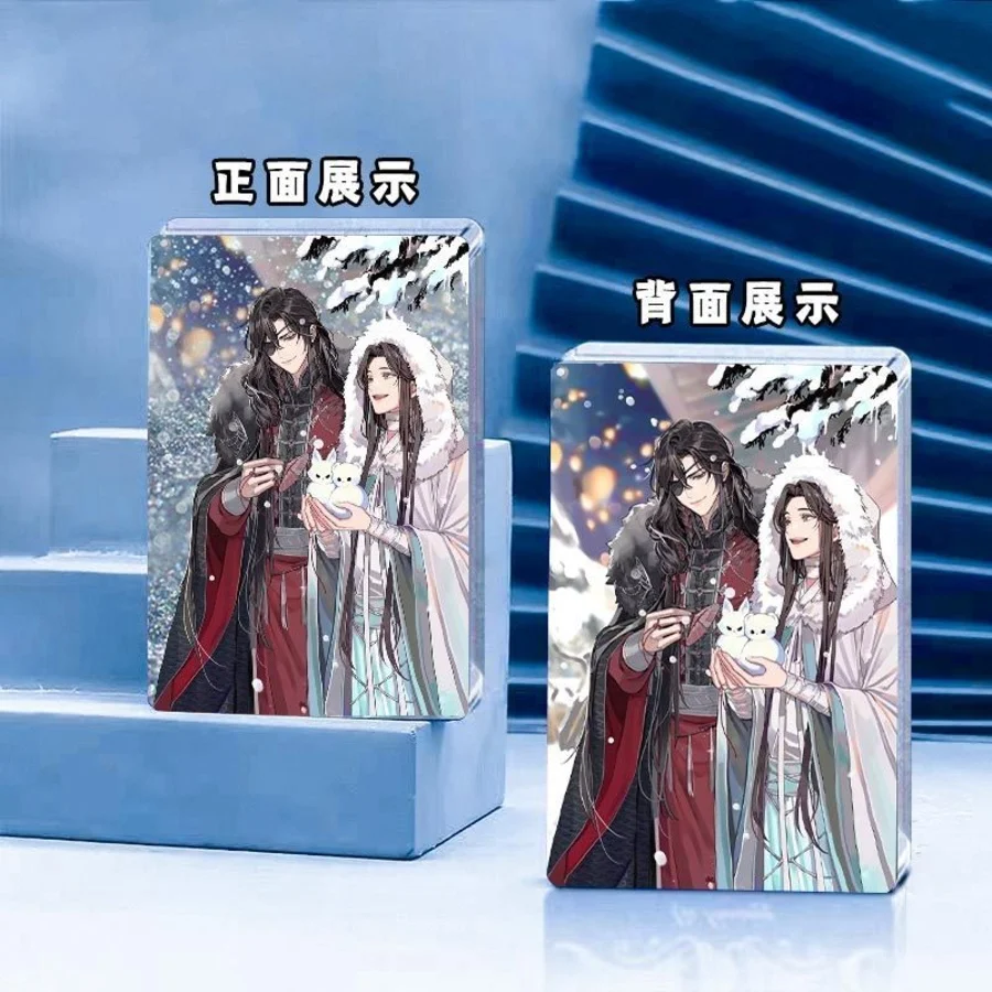 

Anime Heaven Official's Blessing Hua Cheng Xie Lian Cosplay Standing Sign Quicksand Mahjong Acrylic Brick Xmas Birthday Gift